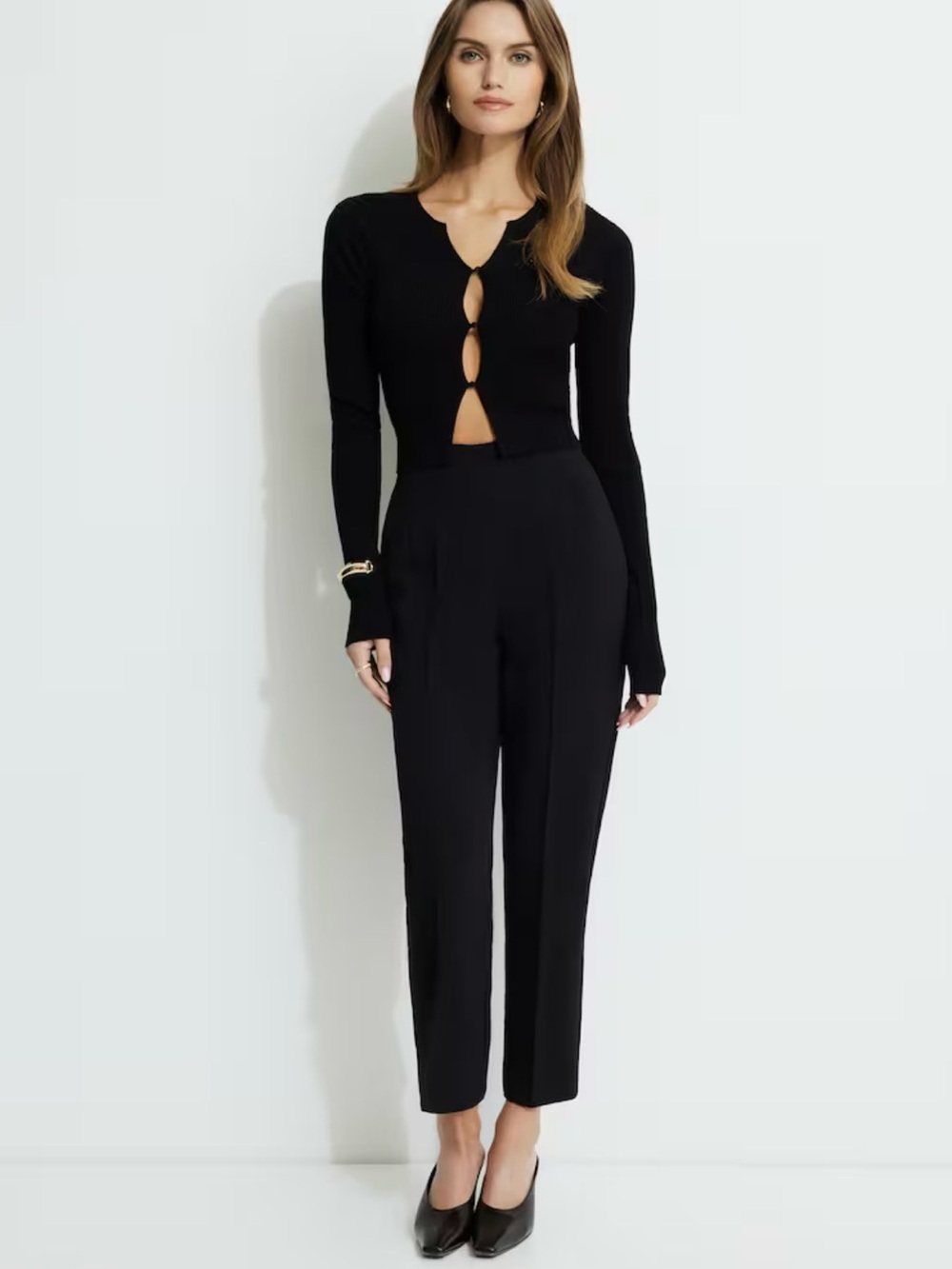 Garage Kendall Side Zip Slim Pants - Black - NWT (Size 8)
